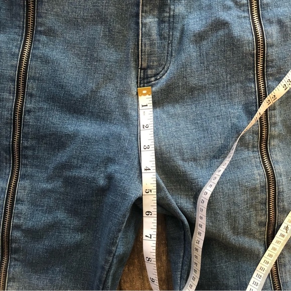 Eggie Zippers Up The Leg Jeans XL - Picture 5 of 10